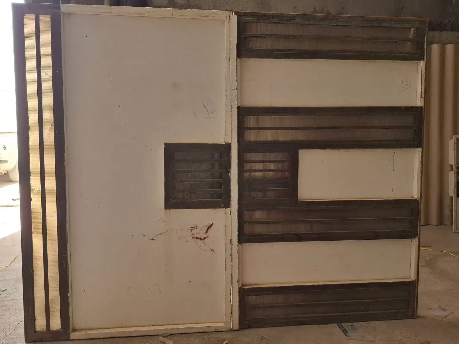 درب ریلی و 2 لنگه|مصالح و تجهیزات ساختمان|شاهینشهر, گرگاب|دیوار