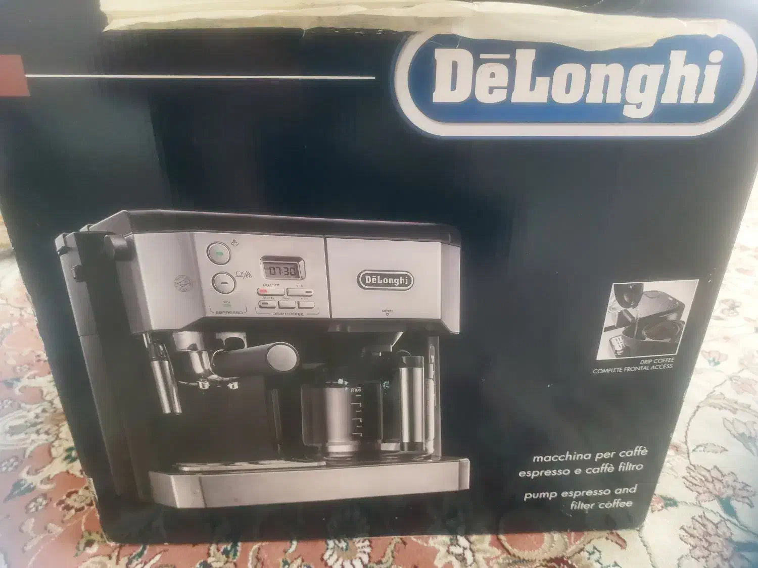 قهوه ساز Delonghi|سماور، چای‌ساز، قهوه‌ساز|شاهین‌شهر, فیض|دیوار