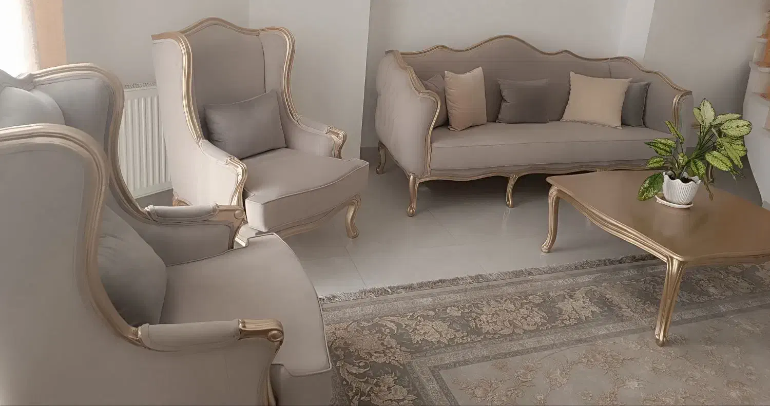 فروش دو دست مبلمان خانگی|مبلمان خانگی و میز عسلی|شاهرود, |دیوار