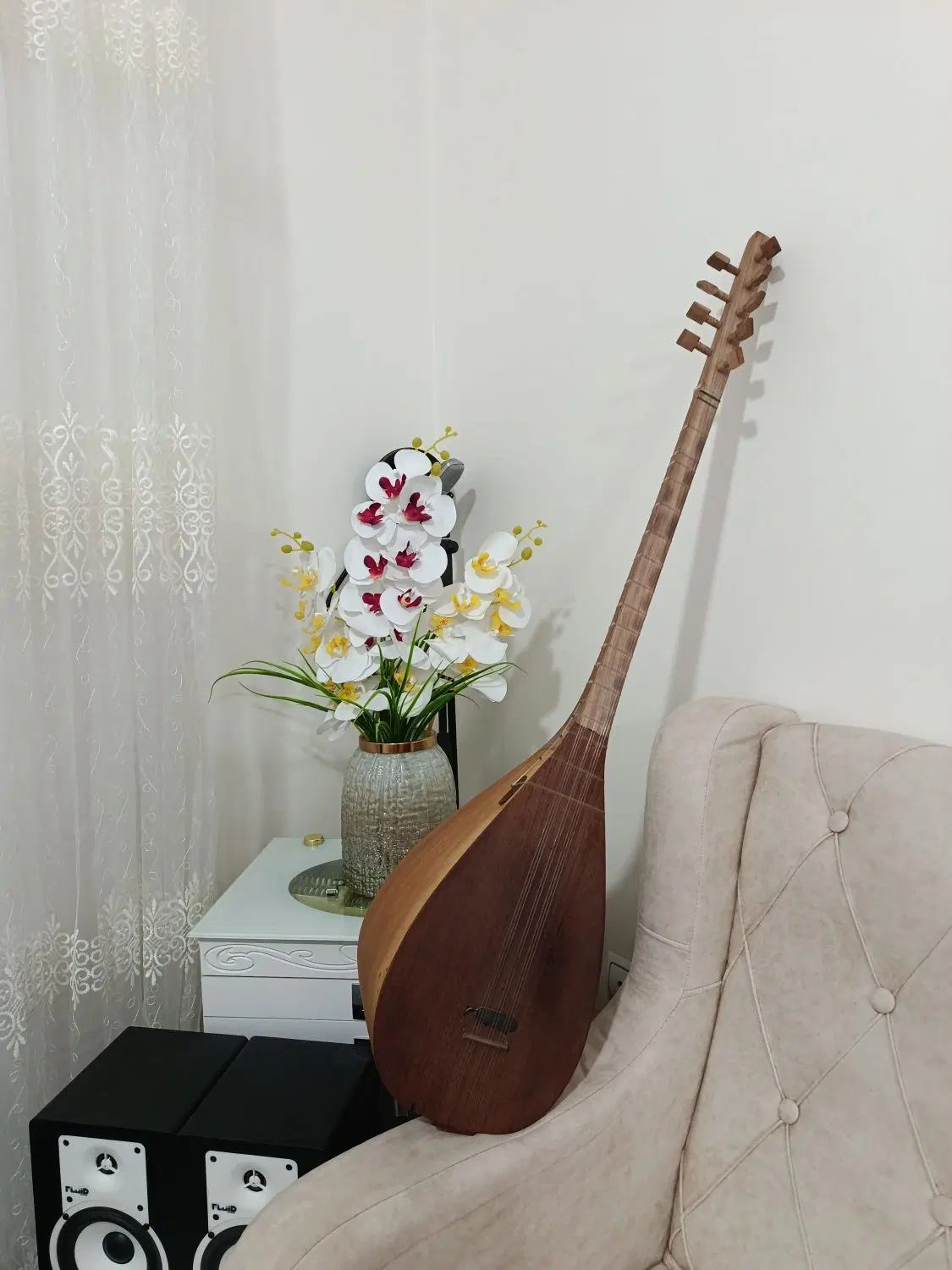 ساز قوپوز ساز اذربایجان ساز عاشیق|سازهای سنتی|تبریز, |دیوار