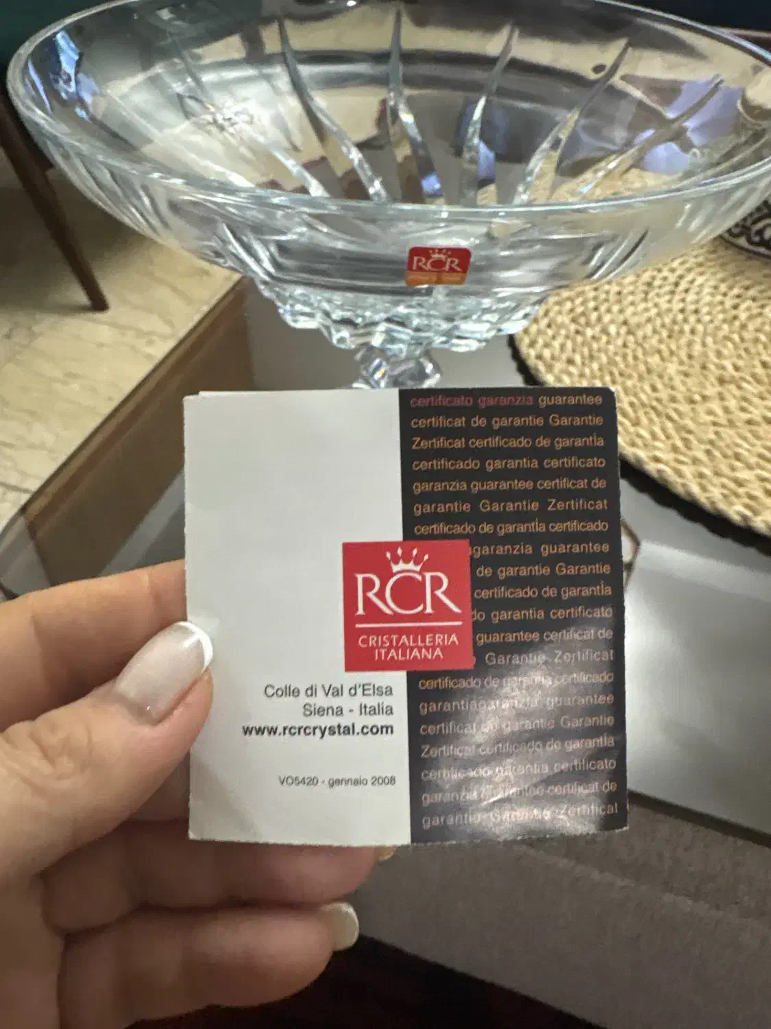 کریستال rcr اصل ایتالیایی|ظروف سرو و پذیرایی|تهران, سازمان آب|دیوار