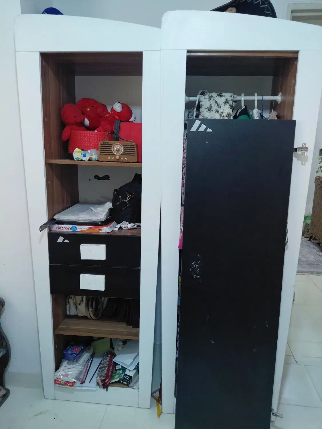 کمد|کتابخانه، شلف، قفسه‌های دیواری|کرج, شهرک یاس جنوبی|دیوار