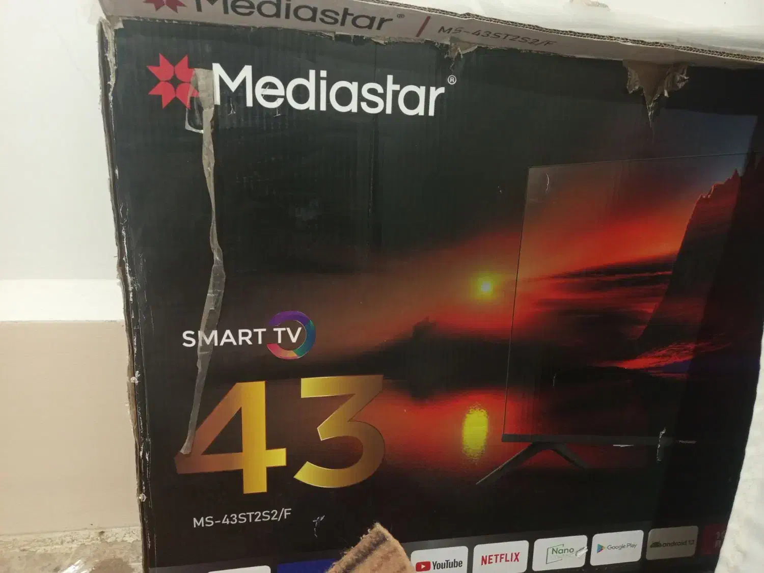 تلویزیون 43ال جی|تلویزیون و پروژکتور|زابل, |دیوار