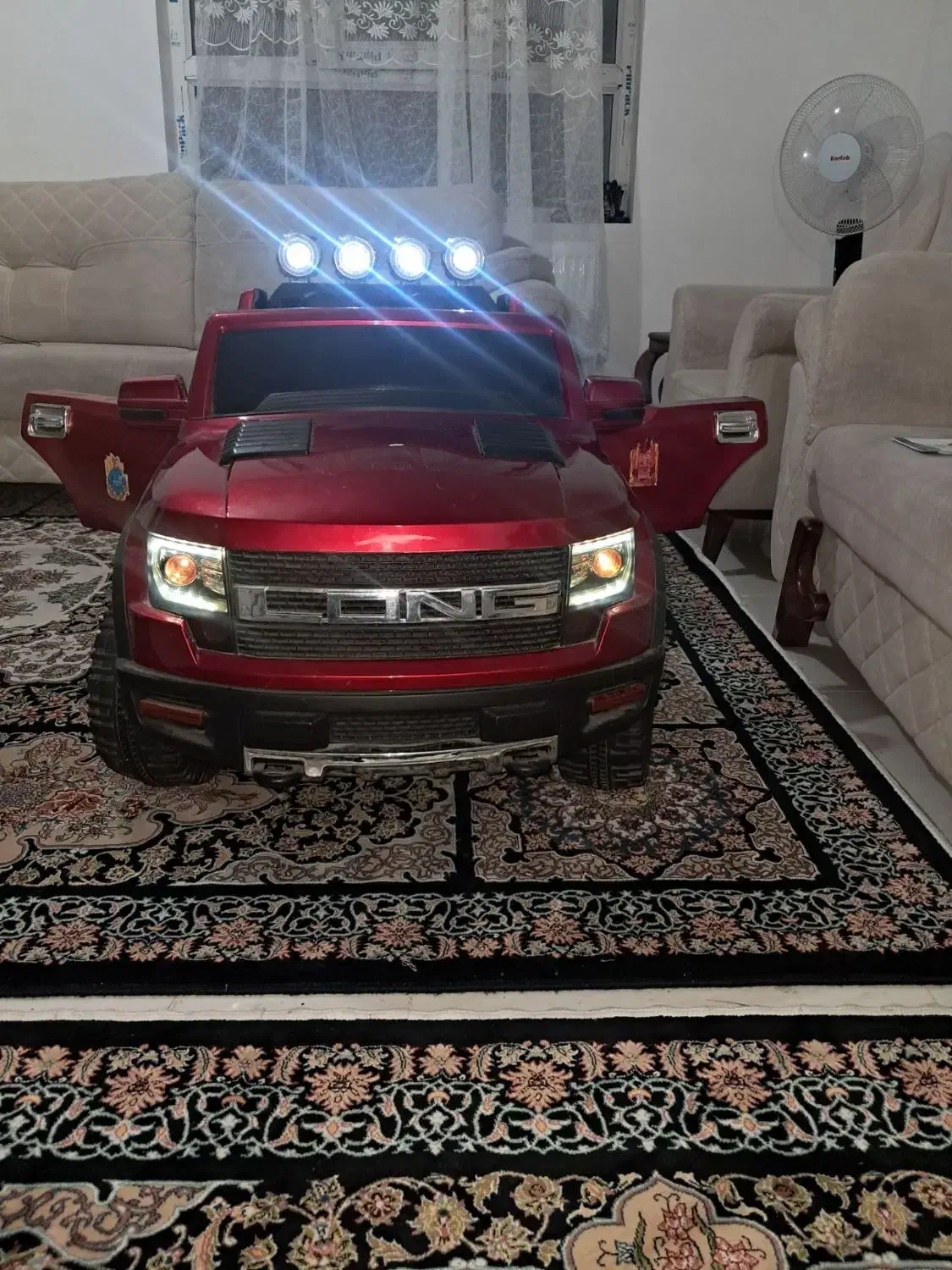 ماشین شارژی لانگ|اسباب‌بازی بچه|تاکستان, |دیوار