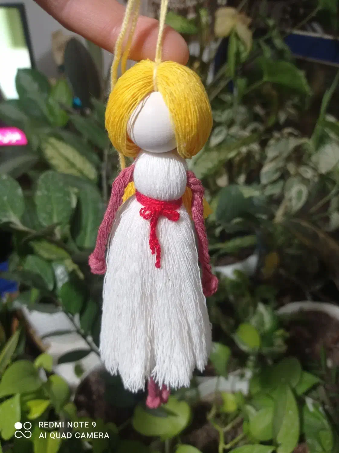 عروسک آویز مکرومه ای|اسباب‌بازی بچه|گرگان, |دیوار