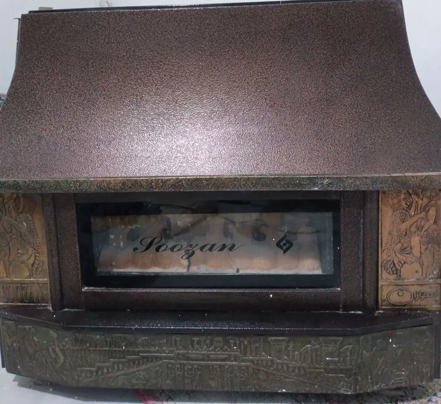 بخاری طرح شومینه مدل سوزان|بخاری، هیتر، شومینه|کرج, محمد آباد|دیوار