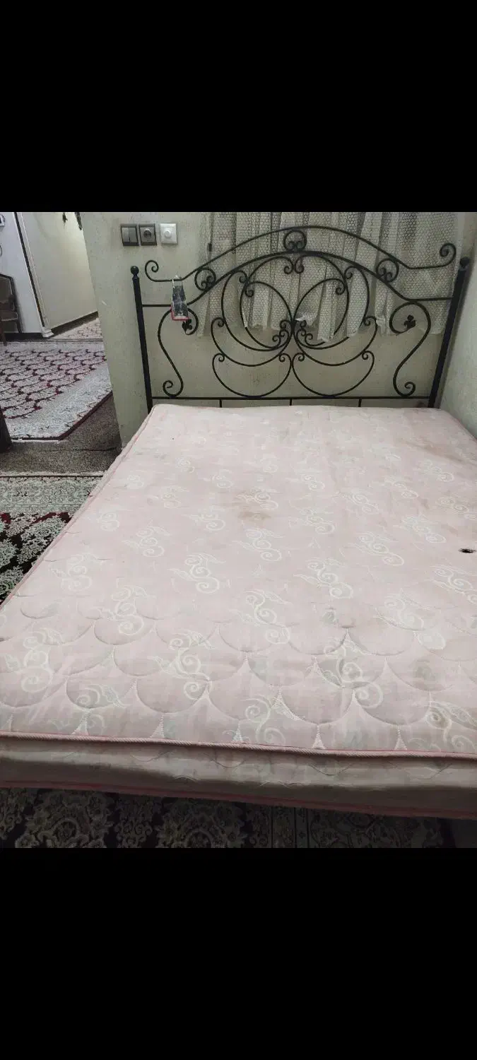 تخت دو نفر با تشک ،،فریز7کشاب|تخت و سرویس خواب|اهواز, فرهنگ شهر|دیوار