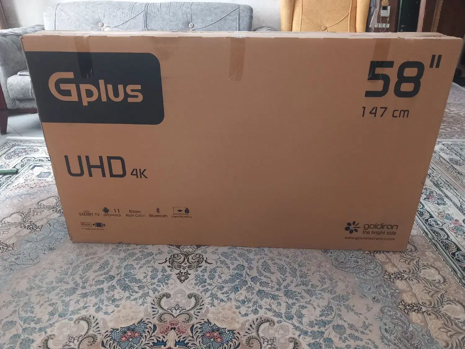 تلویزیون جی پلاس سایز ۵۸|تلویزیون و پروژکتور|اصفهان, عسگریه|دیوار