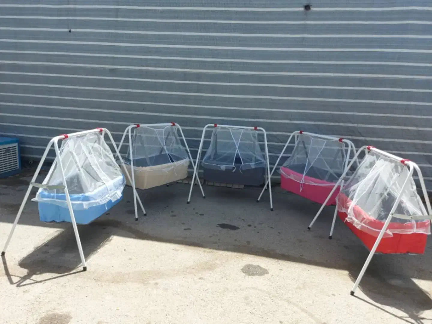 گهواره ننویی تابخور مخصوص نوزادان کولیکی وبیقرار|تخت و صندلی بچه|کرج, حصارک پایین|دیوار