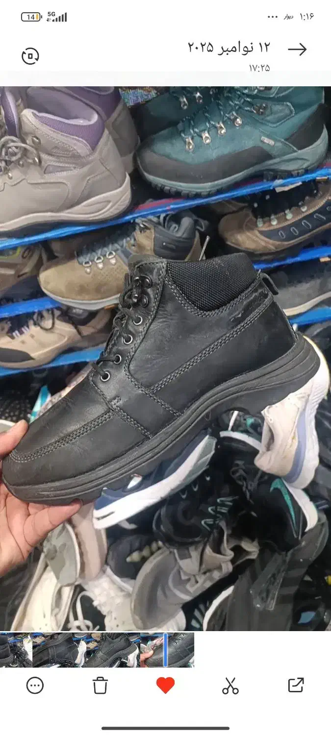 کفش خارجی نیم بوت  اصل|کیف، کفش، کمربند|علی‌آباد کتول, |دیوار