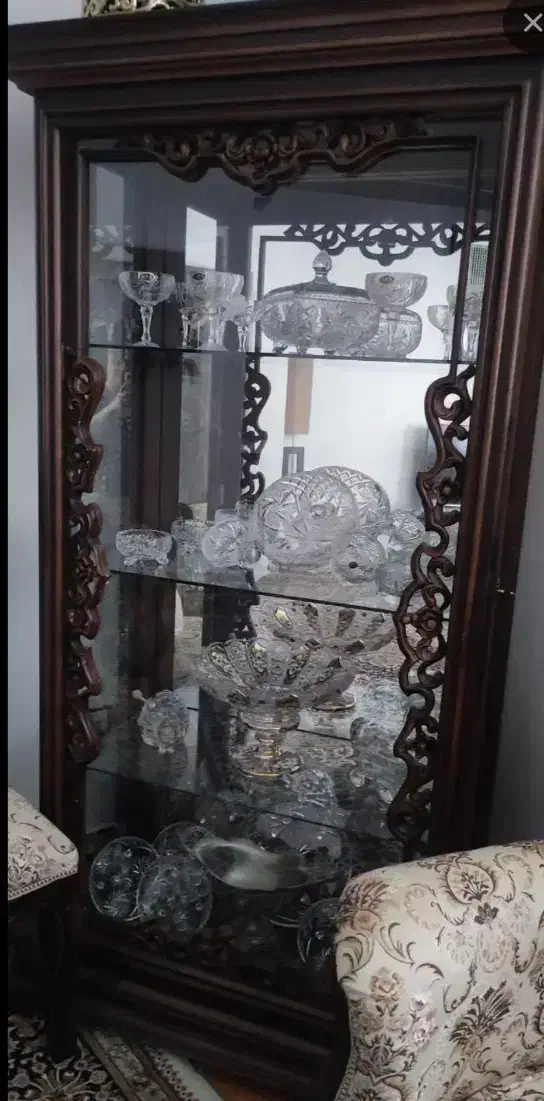 ویترین چوب گردو|بوفه، ویترین، کنسول|قم, پردیسان|دیوار