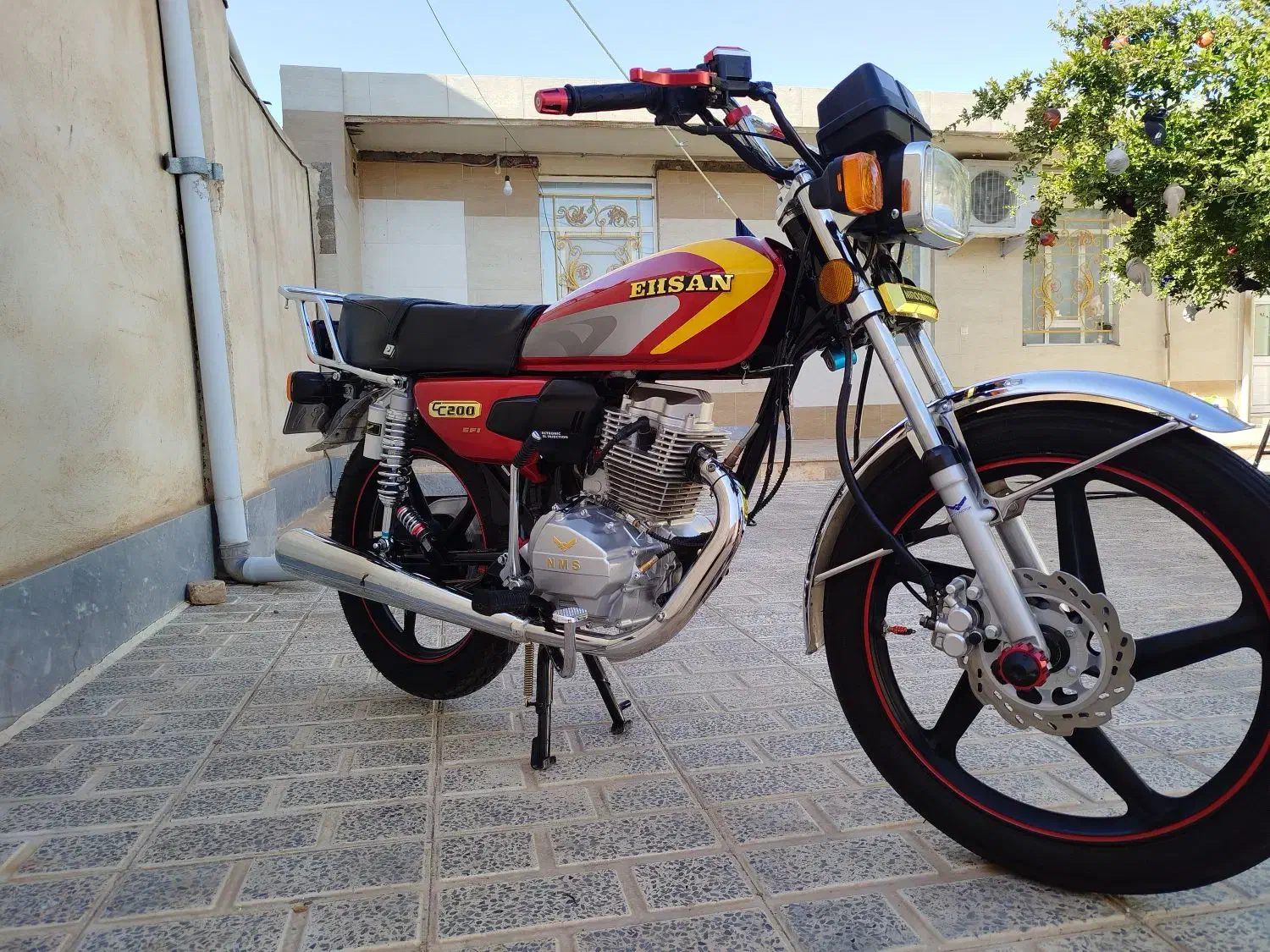 هوندا 200 احسان|موتورسیکلت|زاویه, |دیوار