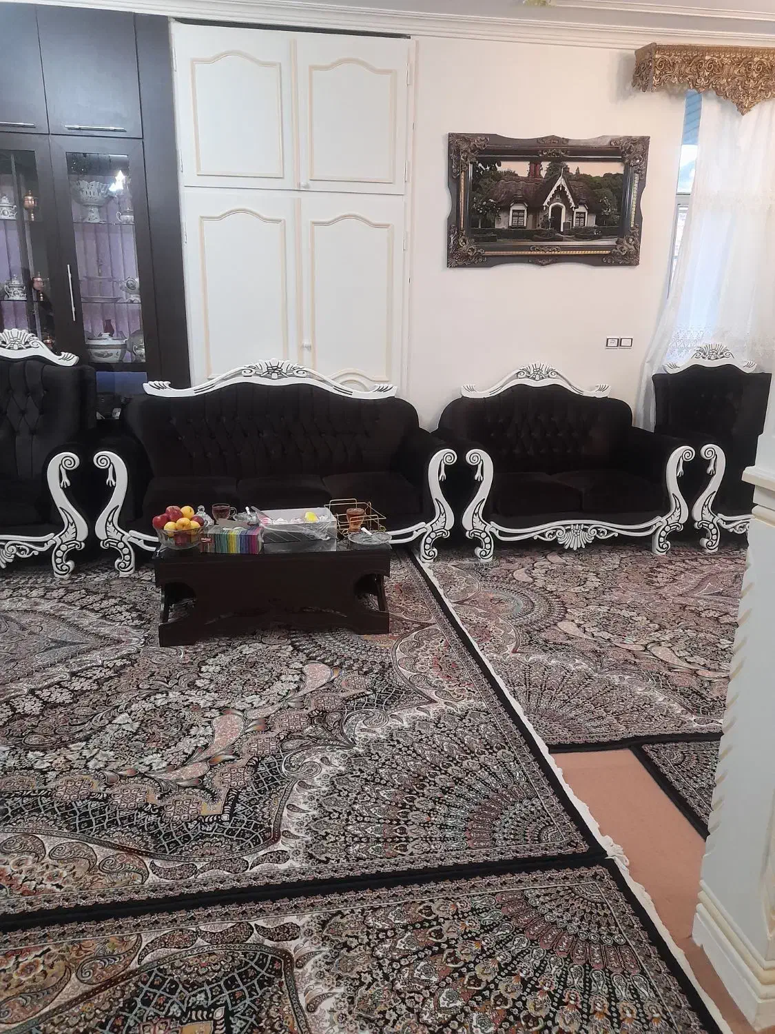 فروش دودست مبل هفت نفره|مبلمان خانگی و میز عسلی|میانه, |دیوار