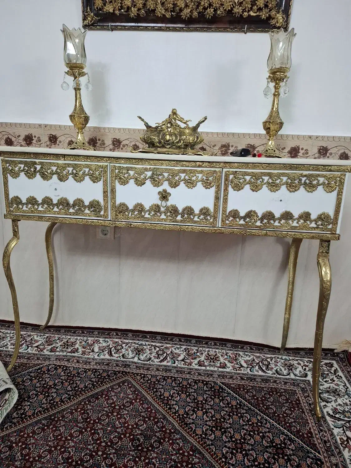 کنسول برنز|بوفه، ویترین، کنسول|زنجان, |دیوار