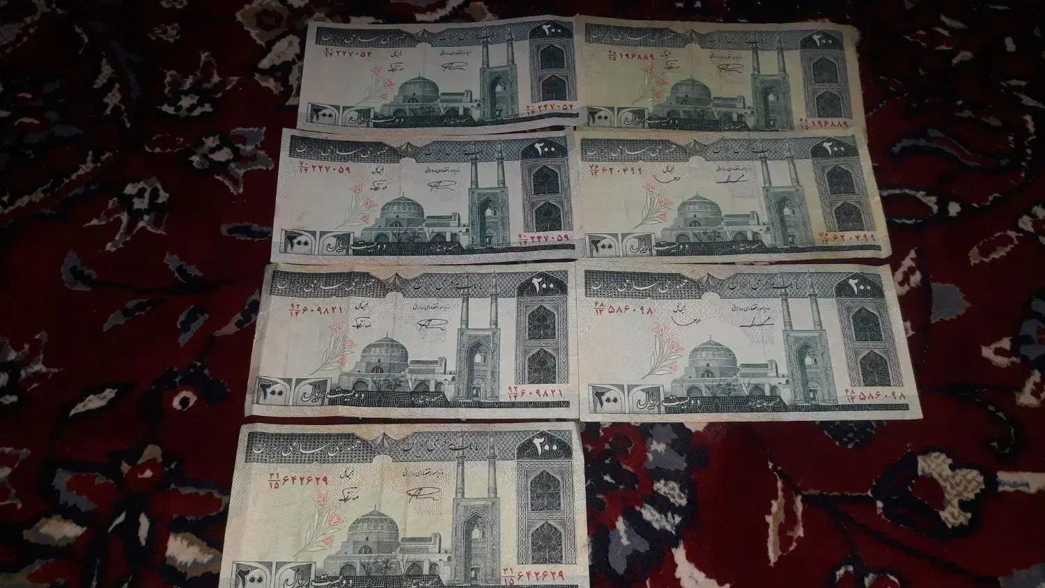 فروش مقادیری اسکناس جمهوری اسلامی|کلکسیون سکه، تمبر، اسکناس|محمدیه-قزوین, |دیوار