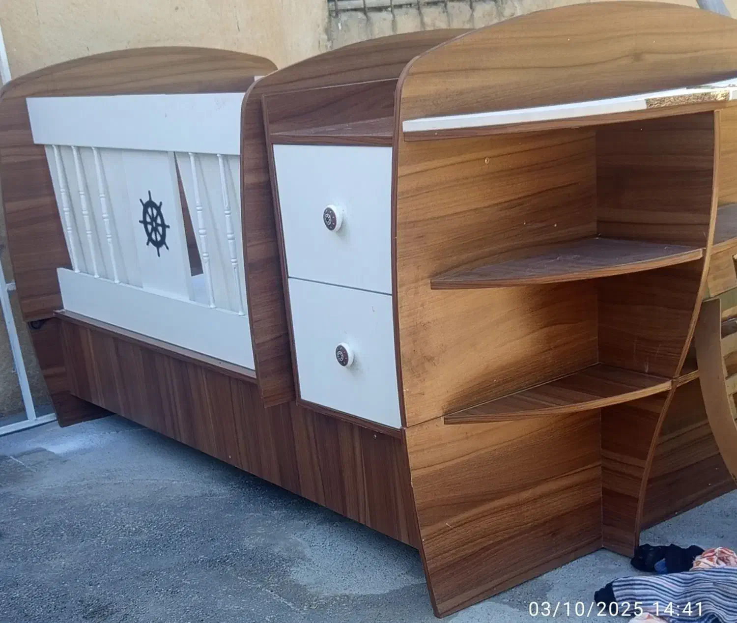 تخت بچه گانه|تخت و سرویس خواب|سیلوانه, |دیوار