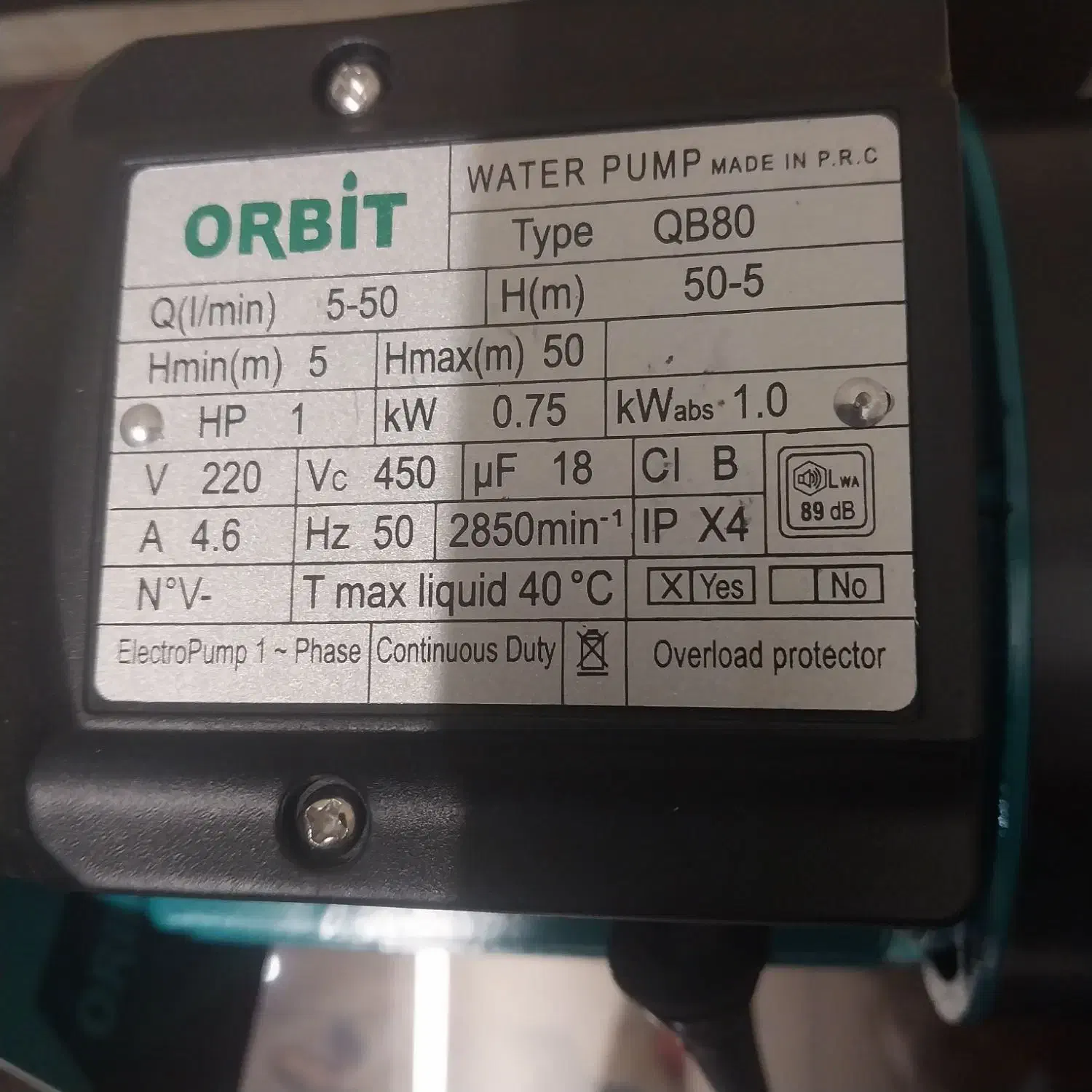 پمپ اب اتومات( مس)  از دومیلیون|مصالح و تجهیزات ساختمان|مشهد, الهیه|دیوار