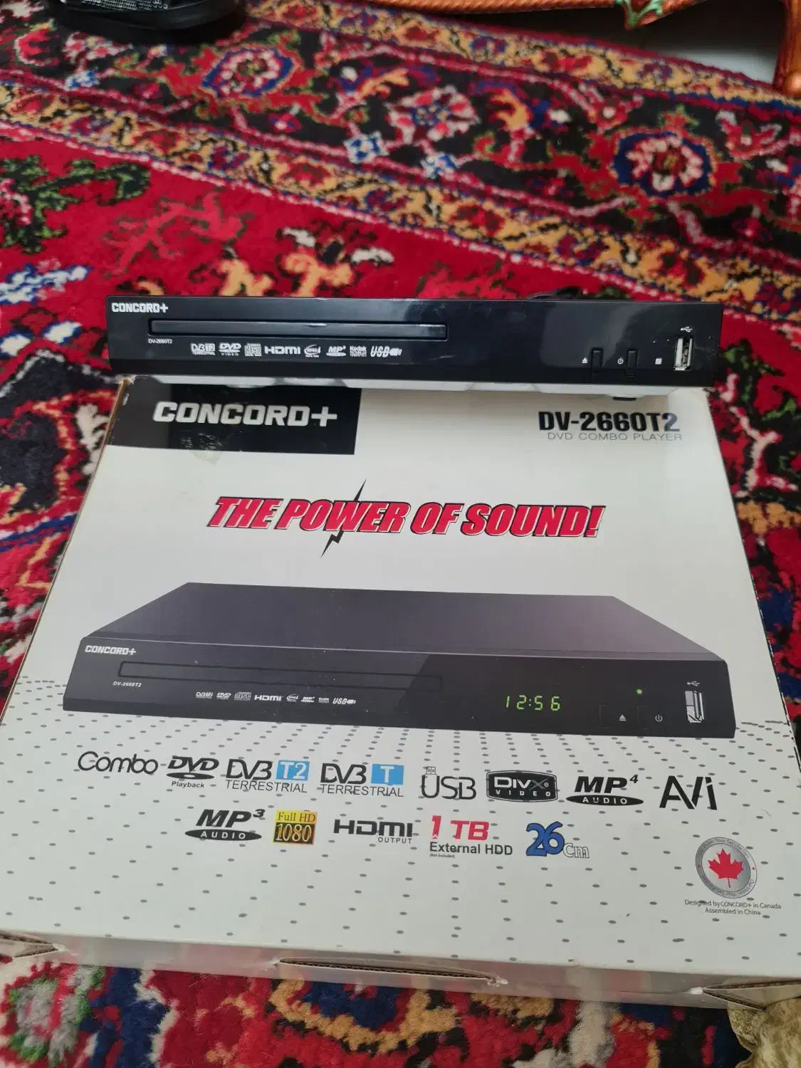 دی وی دی پلیر کنکورد+|پخش‌کننده DVD و ویدیو|تبریز, |دیوار