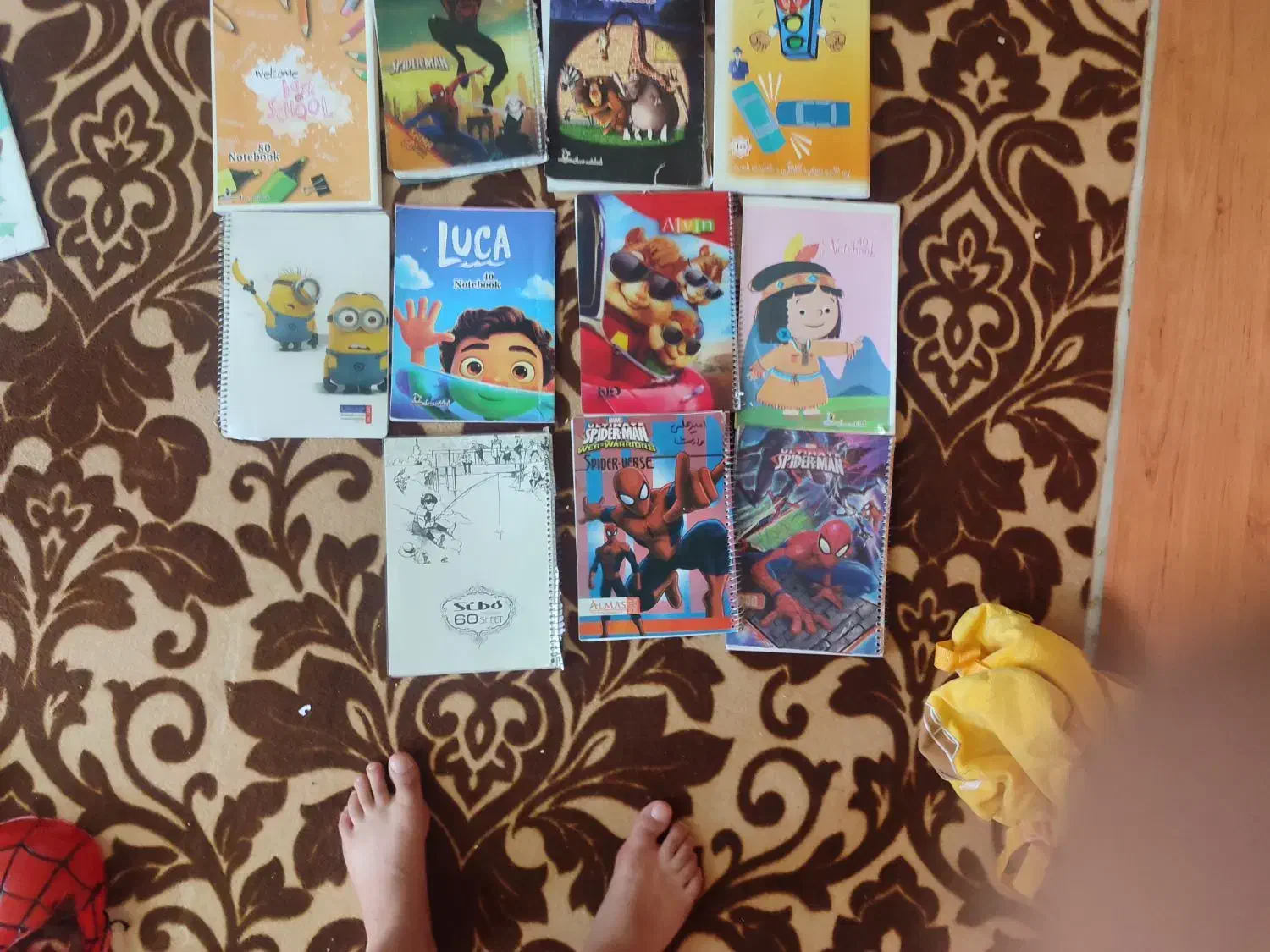 تعدادی سی دی و عروسک و دفترچه...|اسباببازی|صدرا-فارس, فاز ۱|دیوار