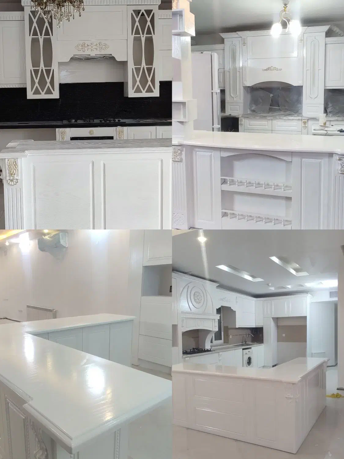 رنگ آمیزی  انواع کابینت چوبی.پلی استر کاری  نقاشی|خدمات پیشه و مهارت|مشهد, شاهد (شهرک غرب)|دیوار