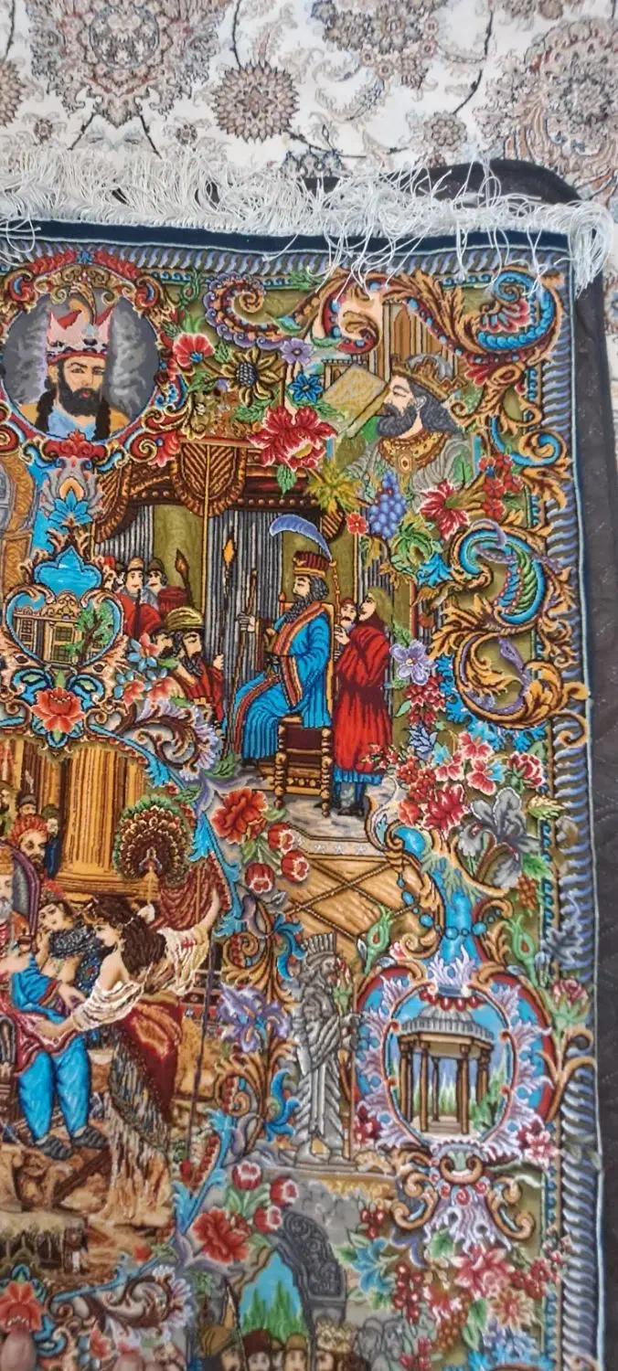 سلاطین چله ابریشم...|تابلو فرش|تهران, شهرک ولیعصر شمالی|دیوار