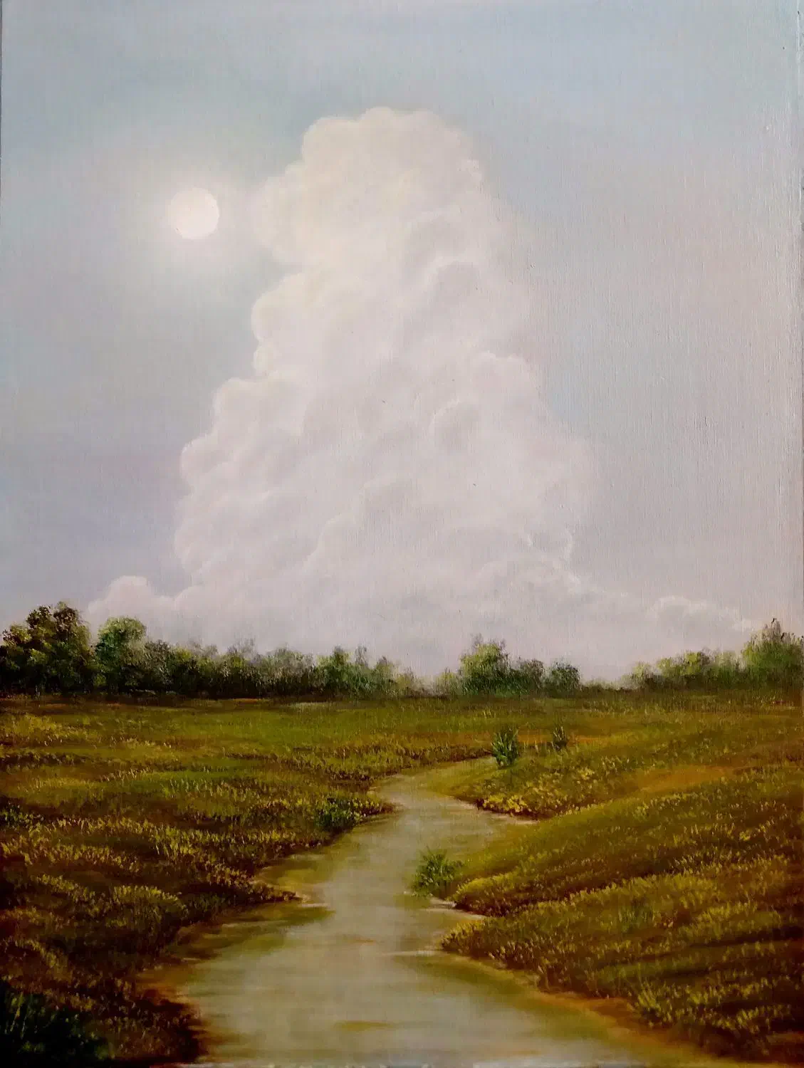 تابلو نقاشی منظره کار دست|تابلو، نقاشی، عکس|بوشهر, |دیوار