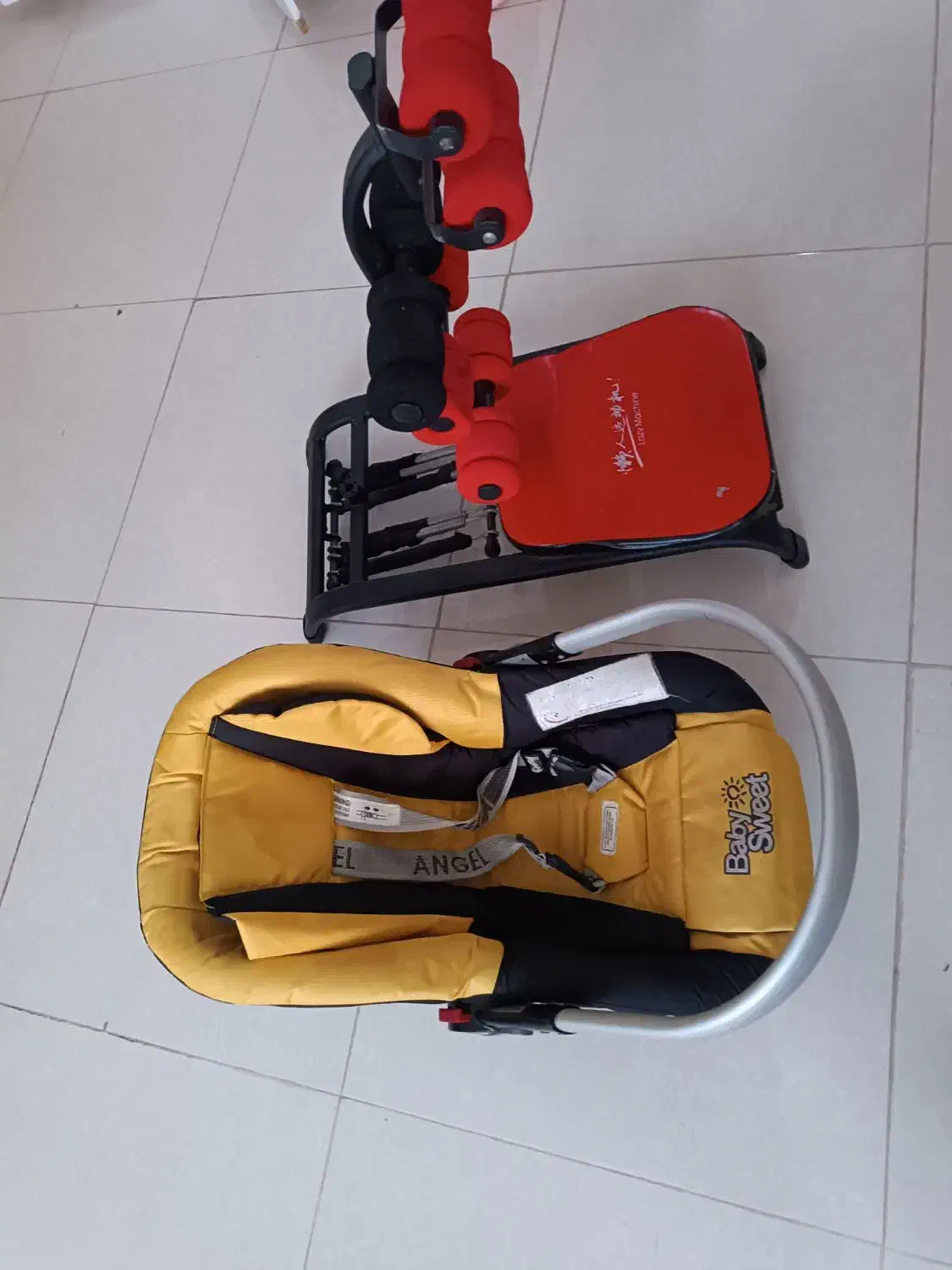 صندلی کودک و دستگاه دراز ونشست|کالسکه و لوازم جانبی|مشهد, کارمندان دوم|دیوار