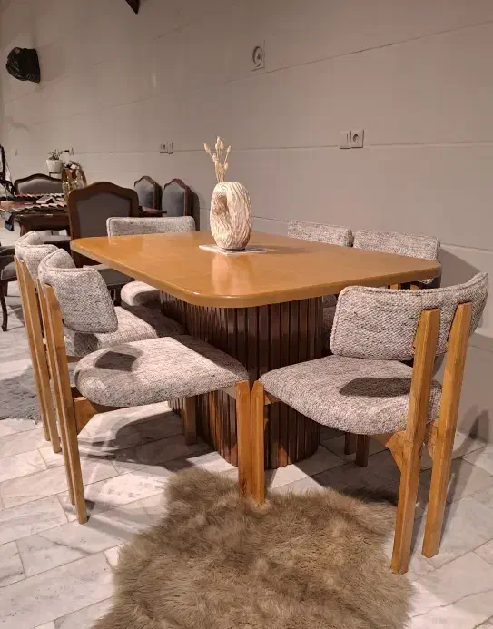 ناهارخوری ۶نفره اقتصادی اقساطی|میز و صندلی غذاخوری|مشهد, گرجی علیا|دیوار