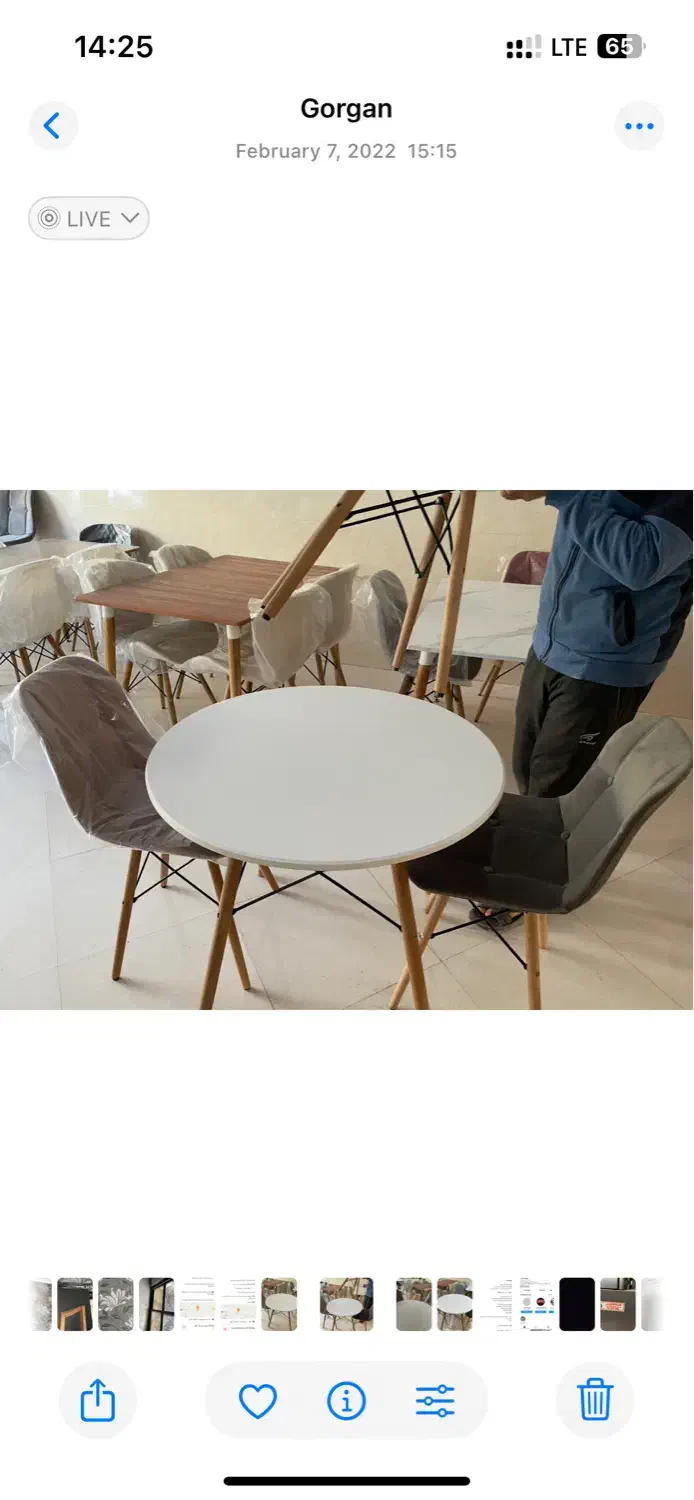 میز ناهارخوری دو نفره|میز و صندلی غذاخوری|گرگان, |دیوار