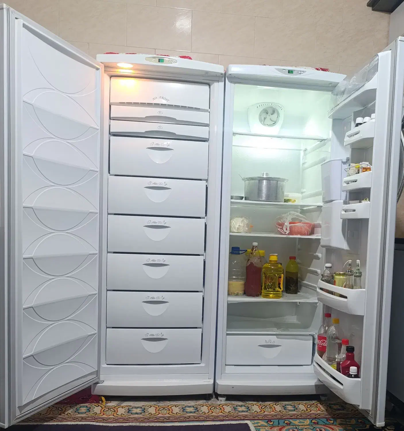 یخچال دو قلو پارس به ضمانت|یخچال و فریزر|معمولان, |دیوار