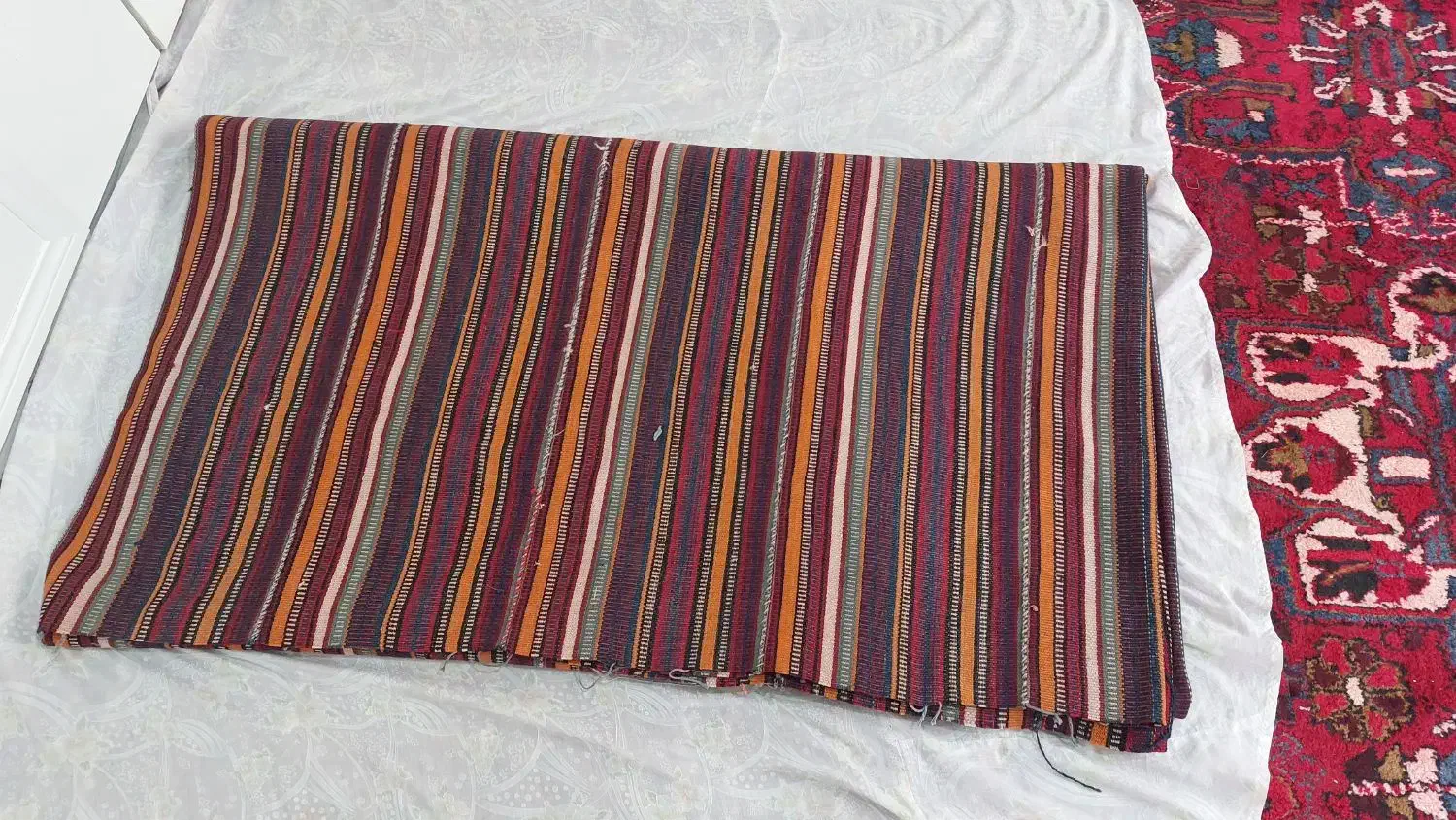 جاجیم  دست بافت|گلیم، جاجیم، گبه|تبریز, |دیوار