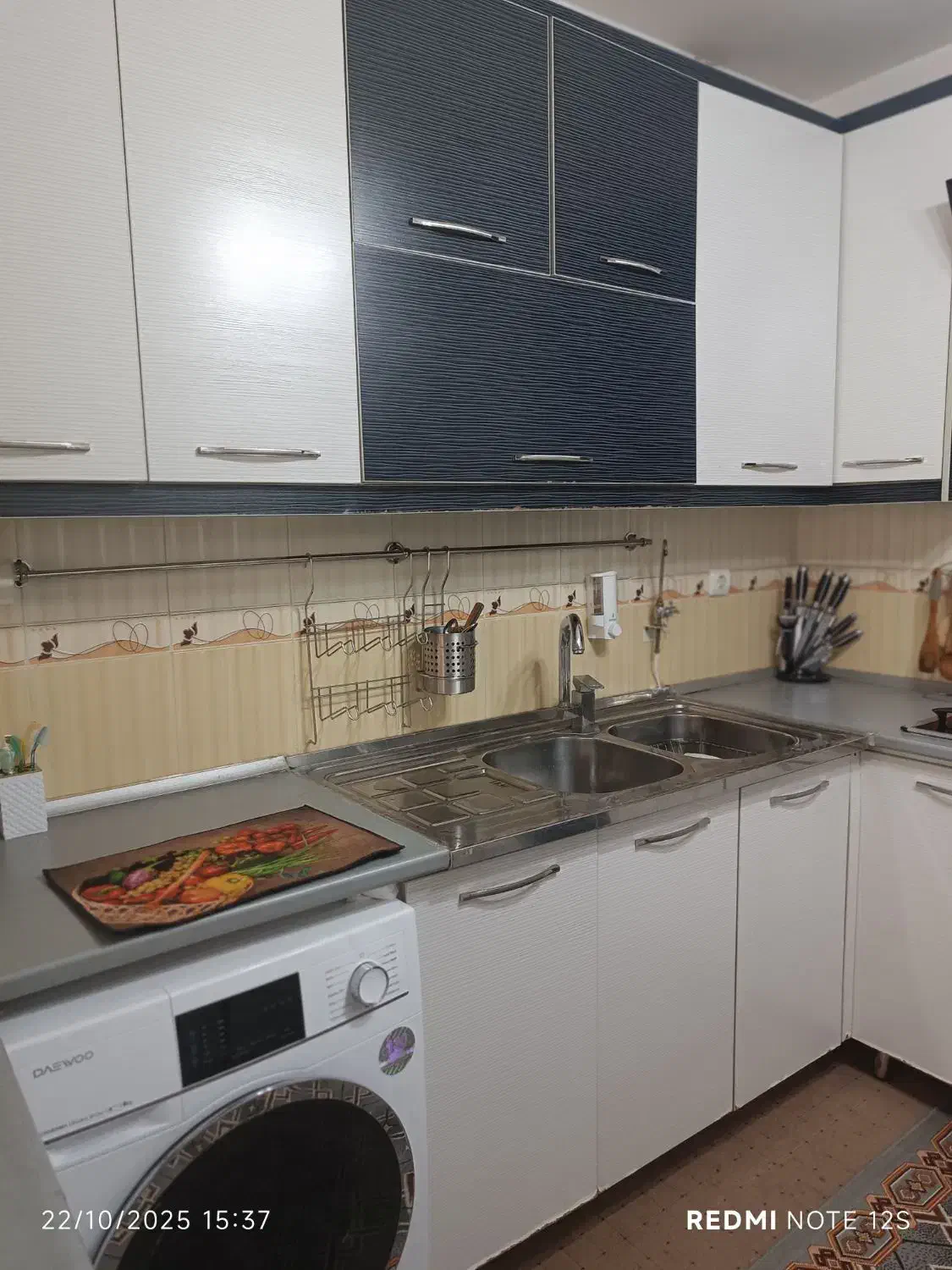 کابینت آشپزخانه و هود|آب‌چکان و نظم‌دهنده ظروف|قم, پردیسان|دیوار