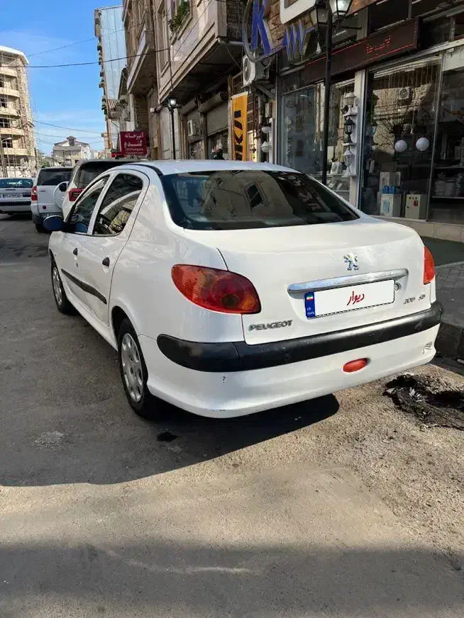 ۲۰۶ صندقدار v8 مدل ۹۳|خودرو سواری و وانت|آستارا, |دیوار