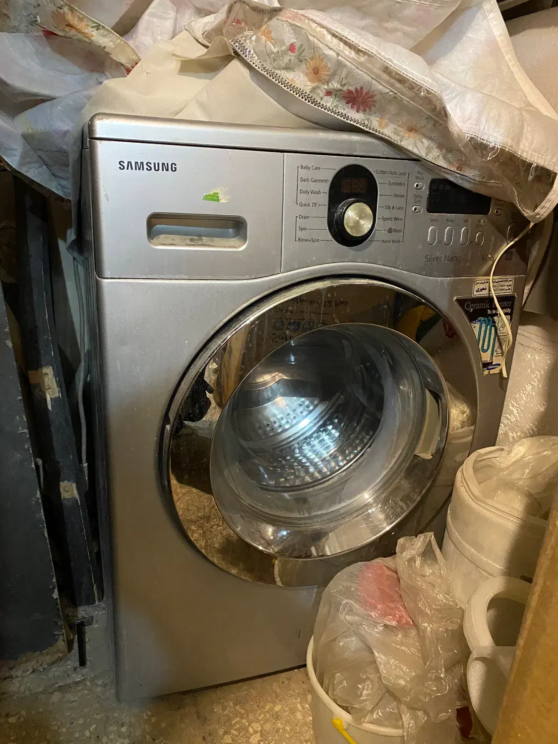لباسشویی سامسونگ ۶ کیلویی اصل|ماشین لباسشویی و خشک‌کن لباس|قم, نیروگاه|دیوار