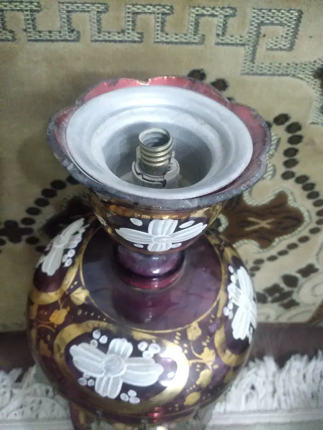 شمعدانی قاجاری قدیمی|کلکسیون اشیاء عتیقه|قلعه نو, |دیوار