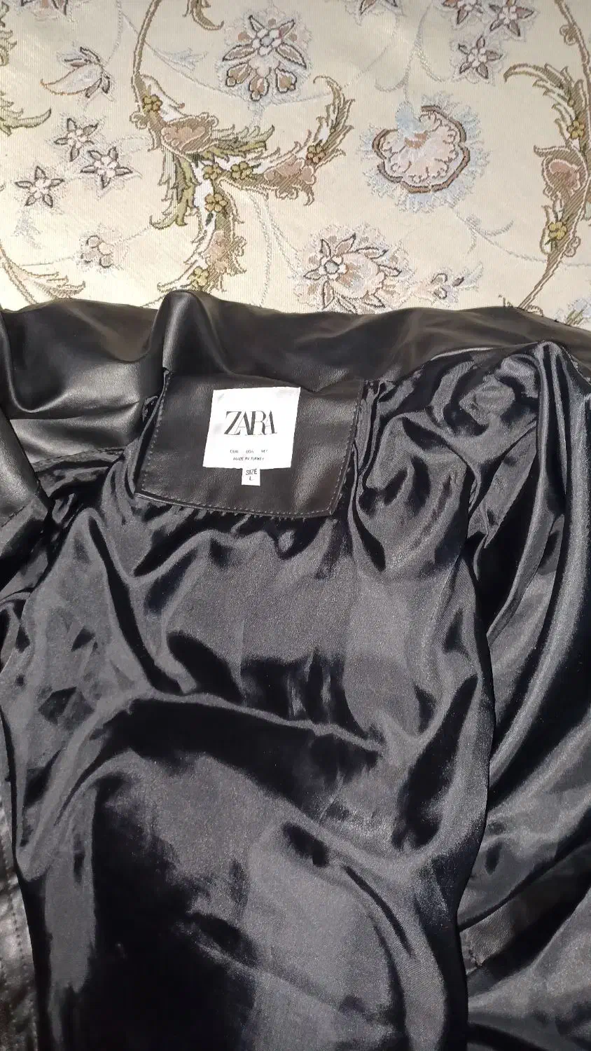 کاپشن چرم زارا ترک|لباس|تهران, حکیمیه|دیوار