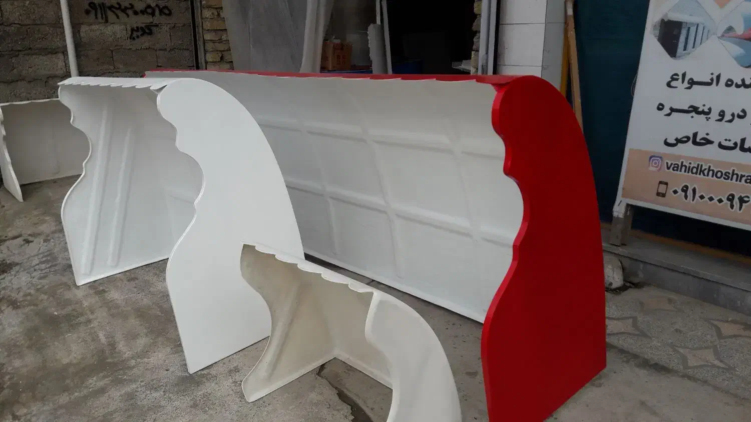 سایبان بارانگیرفایبرگلاس|خدمات پیشه و مهارت|رشت, حومه رشت|دیوار