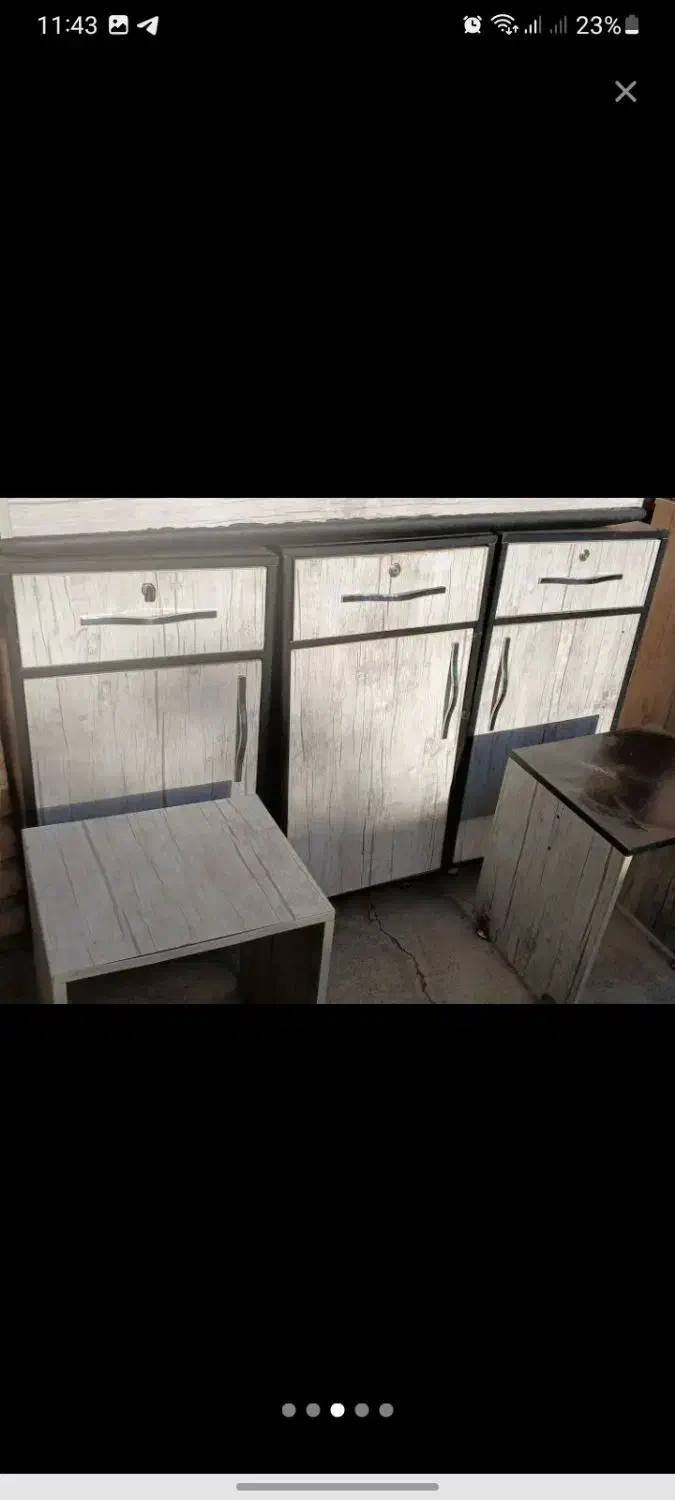 ست کمد و میز و صندلی انتظار ست|صندلی و نیمکت|سنندج, |دیوار