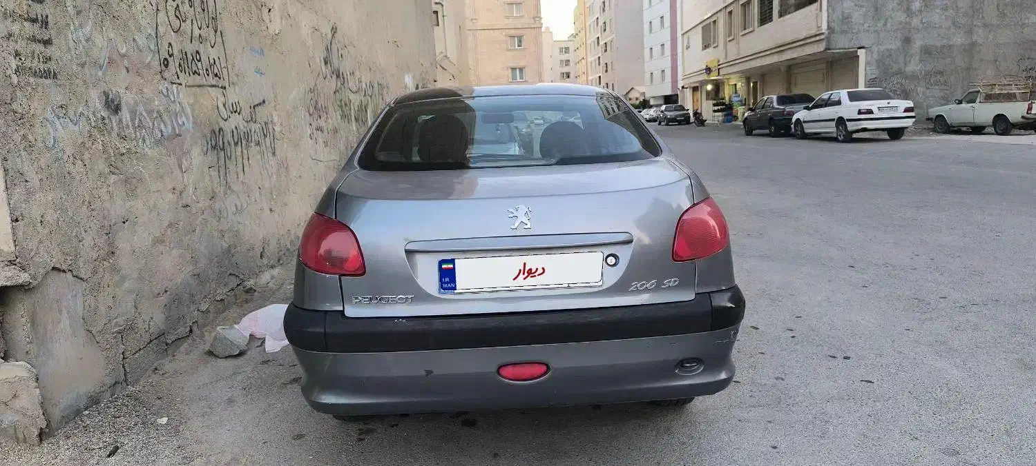 پژو ۲۰۶ sd موتور Tu5|خودرو سواری و وانت|کیار, |دیوار