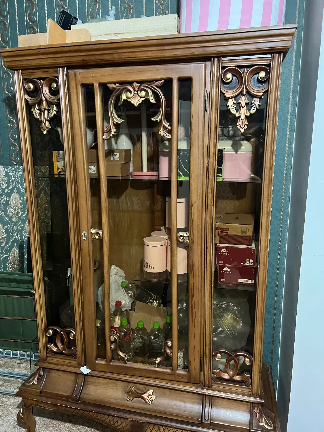 گنجه|بوفه، ویترین، کنسول|مشهد, شهید فرامرز عباسی|دیوار