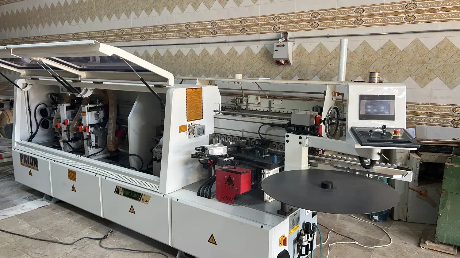 لبه چسبان پنج ایستگاه پایون در حد صفر 900میلیون|ماشینآلات صنعتی|یزد, |دیوار