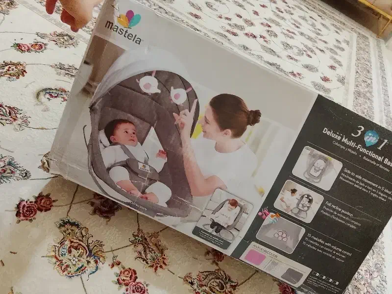 گهواره برقی نو برند ماستلا|تخت و صندلی بچه|خوی, |دیوار