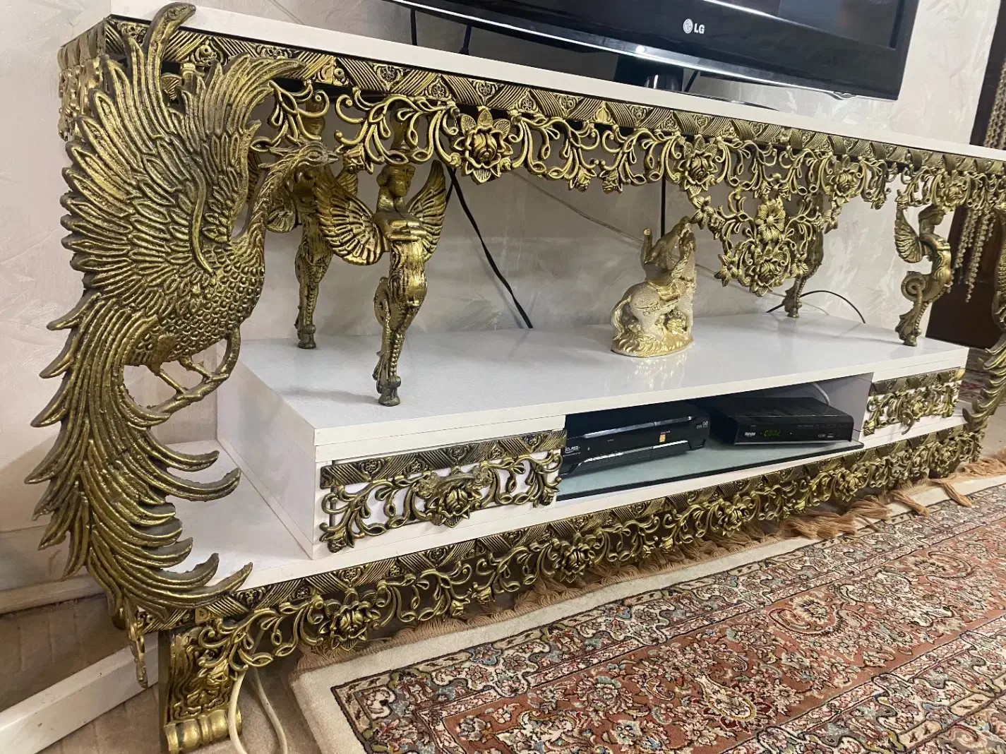 میز تلویزیون با چوب و برنج|میز تلویزیون|ری, ظهیرآباد|دیوار