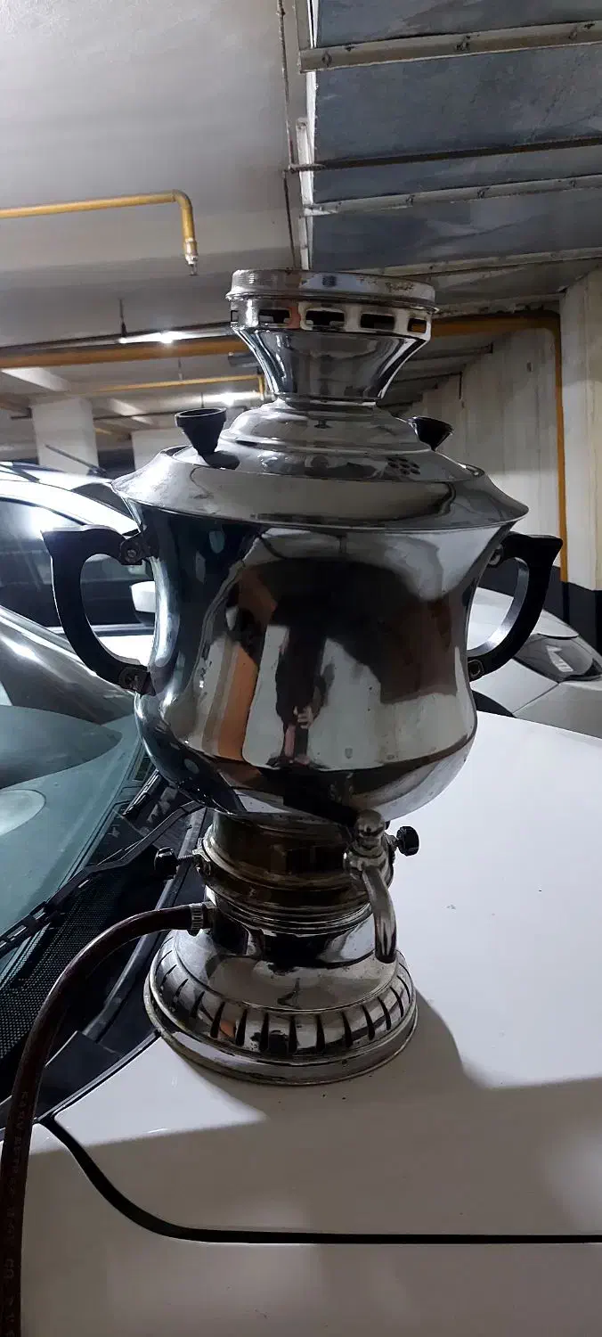 سماور گازی  سنتی ایرانی  / استیل براق|سماور، چای‌ساز، قهوه‌ساز|تهران, گلستان (شهرک راه آهن)|دیوار