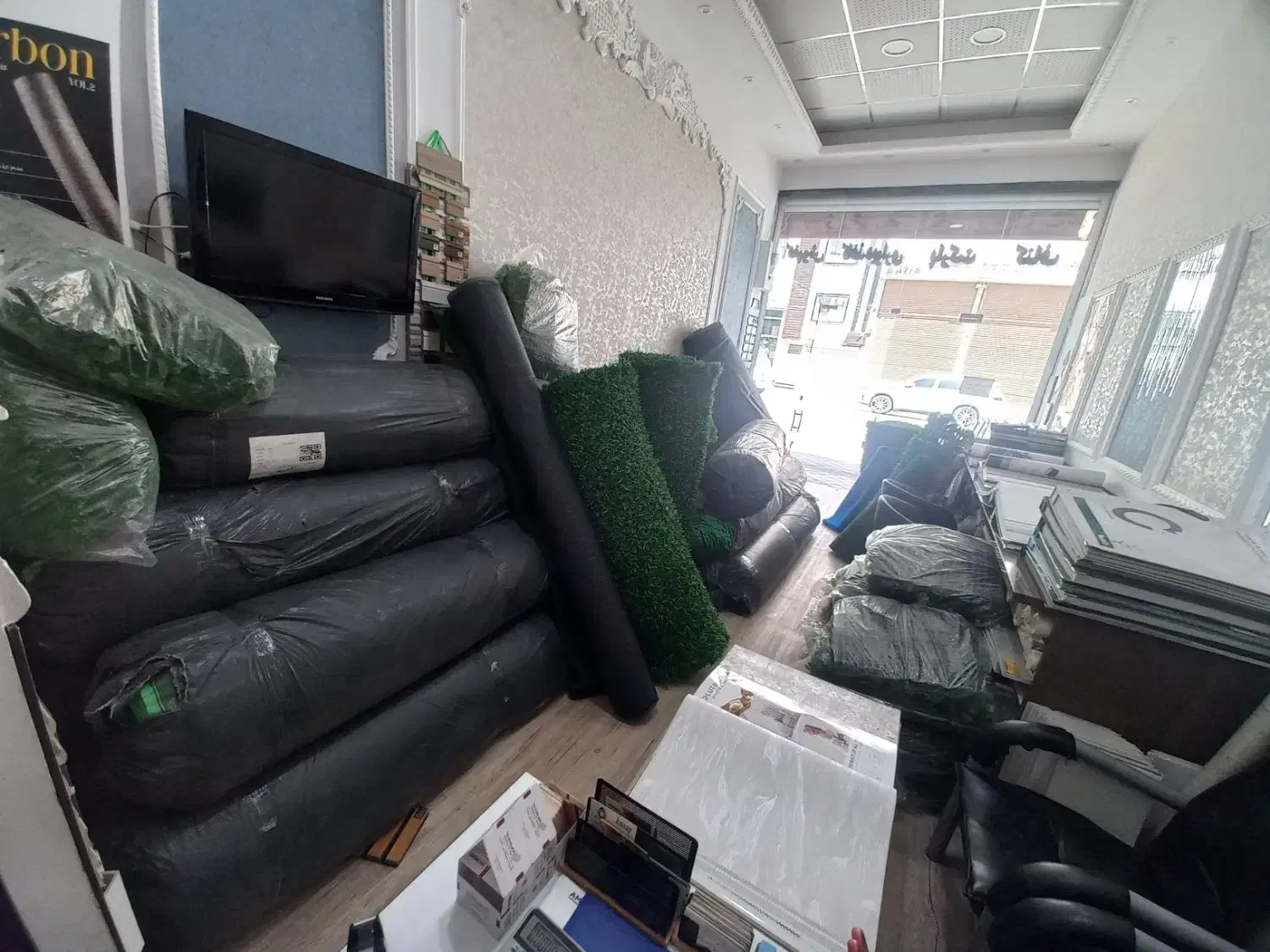 مرکز پخش چمن مصنوعی ،گرین وال،قلوه سنگ سفید|مصالح و تجهیزات ساختمان|اردبیل, |دیوار