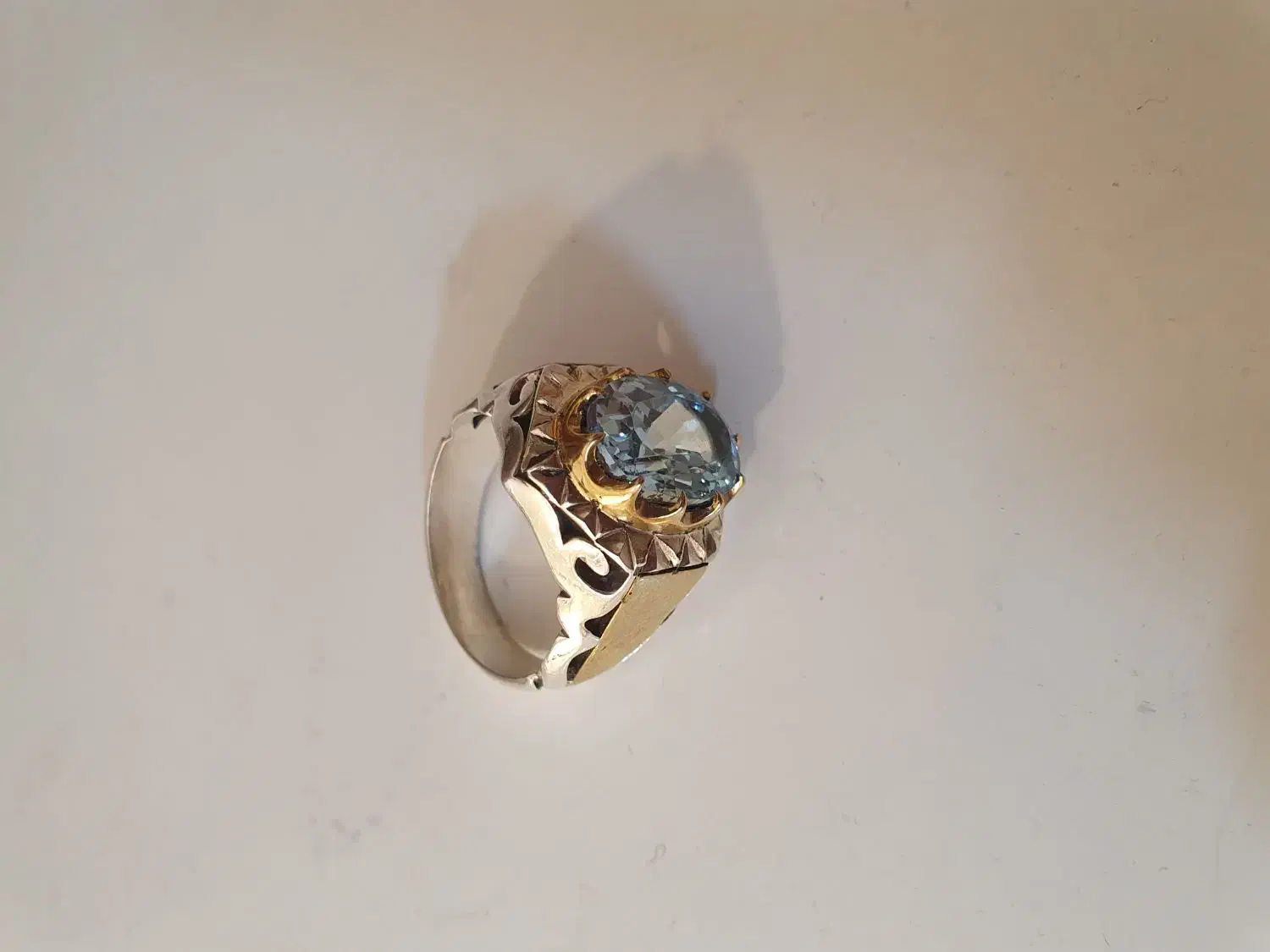 انگشتر توپاز سوئیسی|جواهرات|سمنان, |دیوار