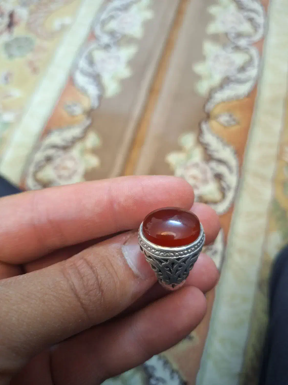 انگشتر عقیق اصل رکاب مشهد|جواهرات|قم, جوی شور|دیوار