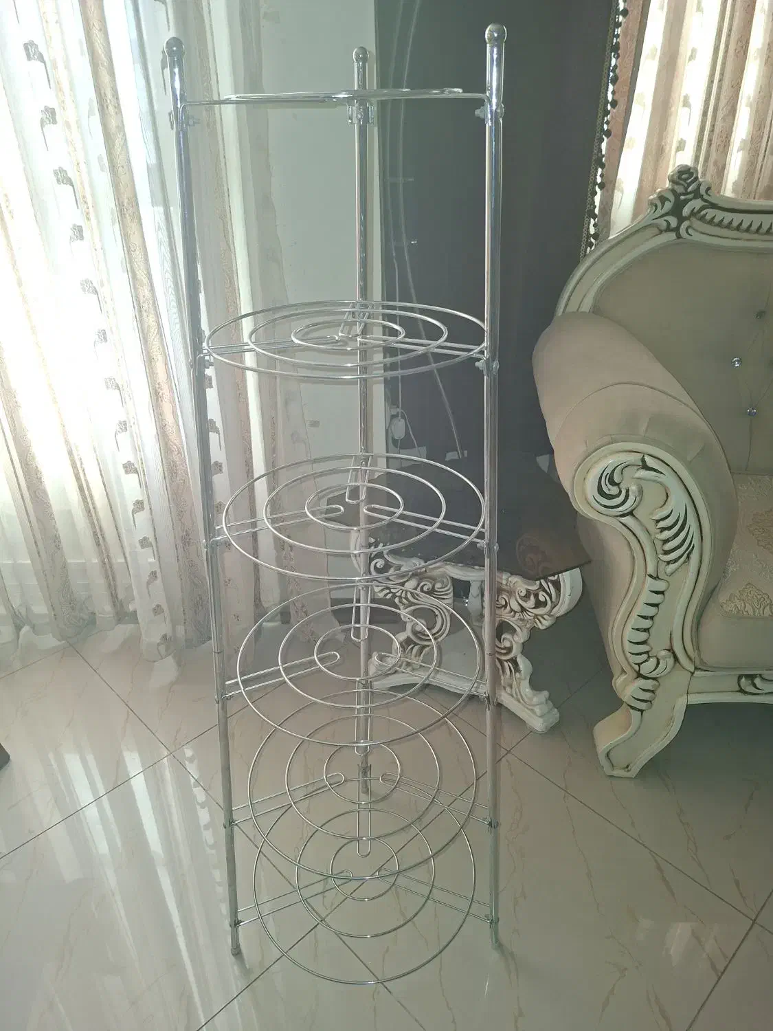 پایه قابلمه استیل جنس خوب زیر قیمت بازار|آب‌چکان و نظم‌دهنده ظروف|مشهد, سید رضی|دیوار