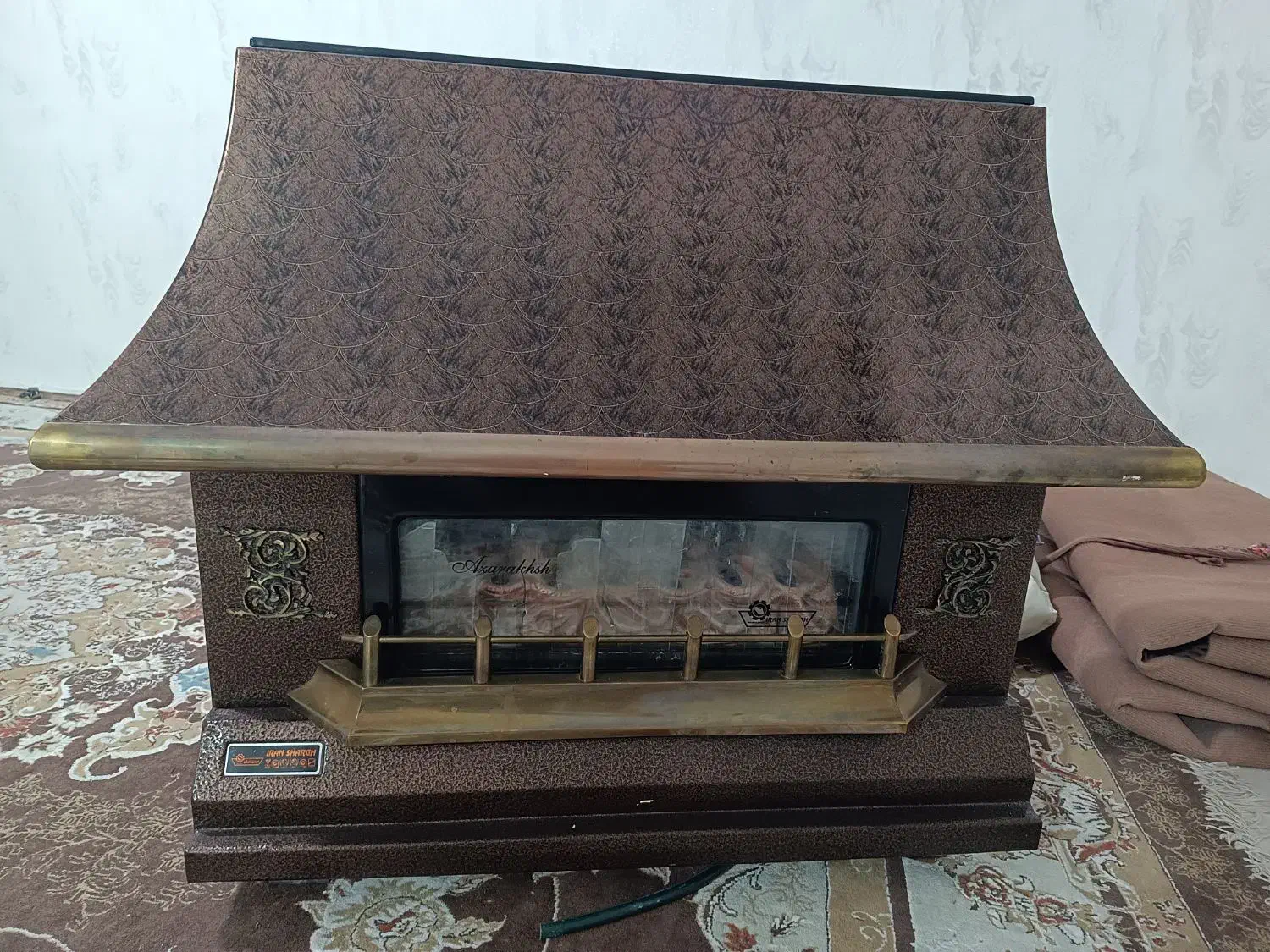 بخاری شومینه آریا شرق|بخاری، هیتر، شومینه|فولادشهر, B2|دیوار