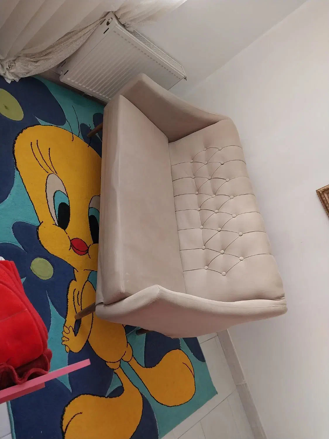 مبل سه نفره نونو بدون زدگی|مبلمان خانگی و میز عسلی|هشتگرد, فاز ۷ مهستان|دیوار